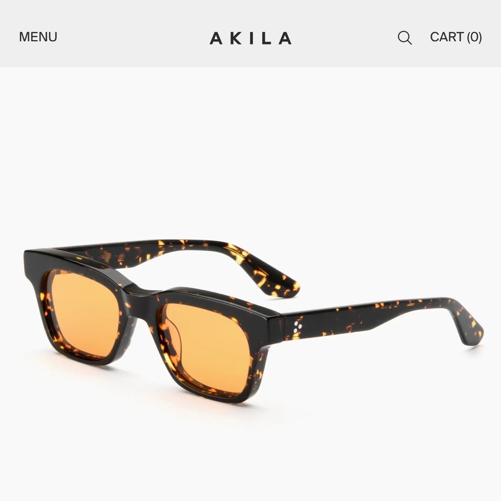 NEW Akila Analogue Sunglasses - Orange Lens